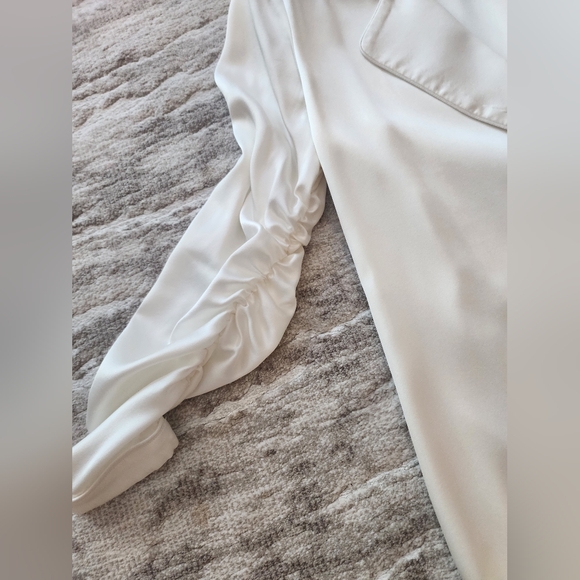 Retrofrete Silk Blazer Mini Dress or Blazer - Picture 4 of 8